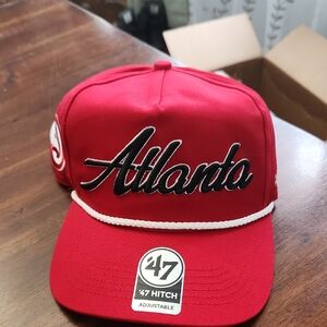 Atlanta Red Adjustable Cap